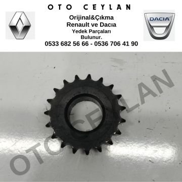 7700313628 Clio Kangoo Megane 2 Yağ Pompası Dişlisi Orijinal Çıkma