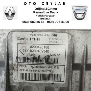 8200498188 Megan II Motor Beyni Çıkma