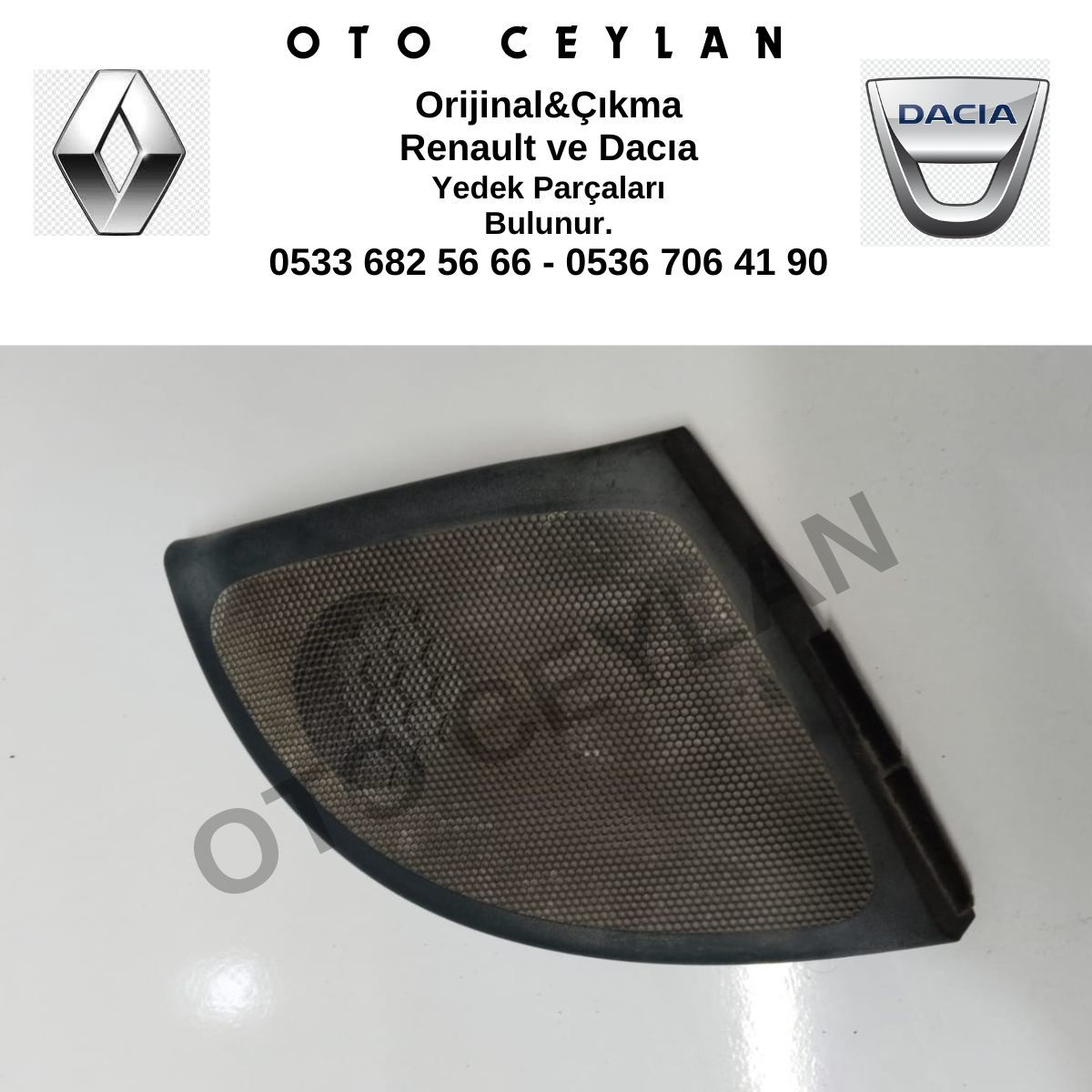 7700840880 Megane 1 Sol Hoparlör Kapağı Orijinal Çıkma