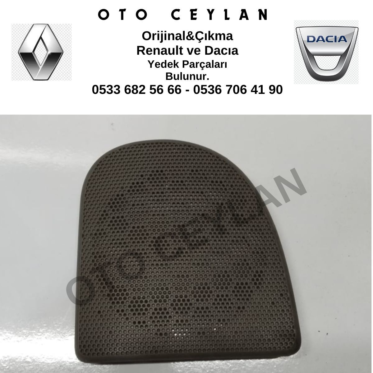 7700422525 7701206099 7700422526 Twingo Torpido Hoparlör Kapağı Orijinal Çıkma