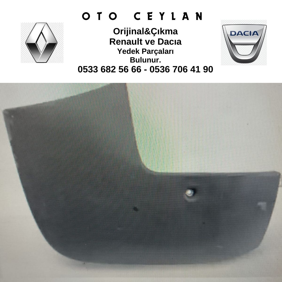 8200201459 TRAFIC SOL ARKA TAMPON KÖŞE SIFIR