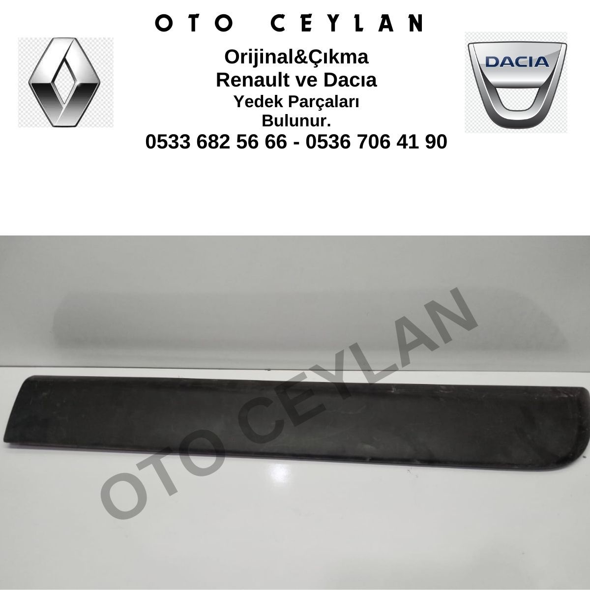 828773692R Dokker Sol Arka Kapı Bandı Orijinal Çıkma