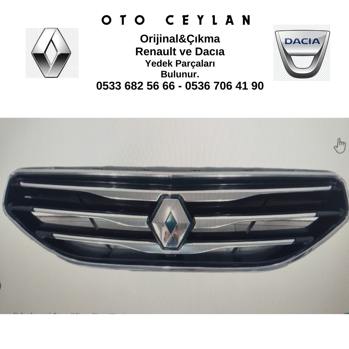 623104218R KOLEOS ÖN PANJUR SIFIR