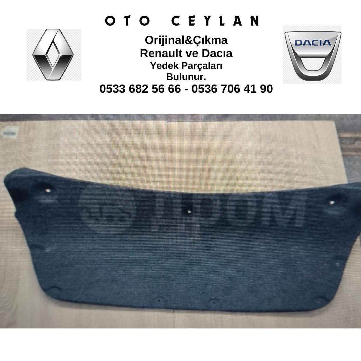 8200674961 CLIO THALIA BAGAJ İÇ KAPLAMA SIFIR