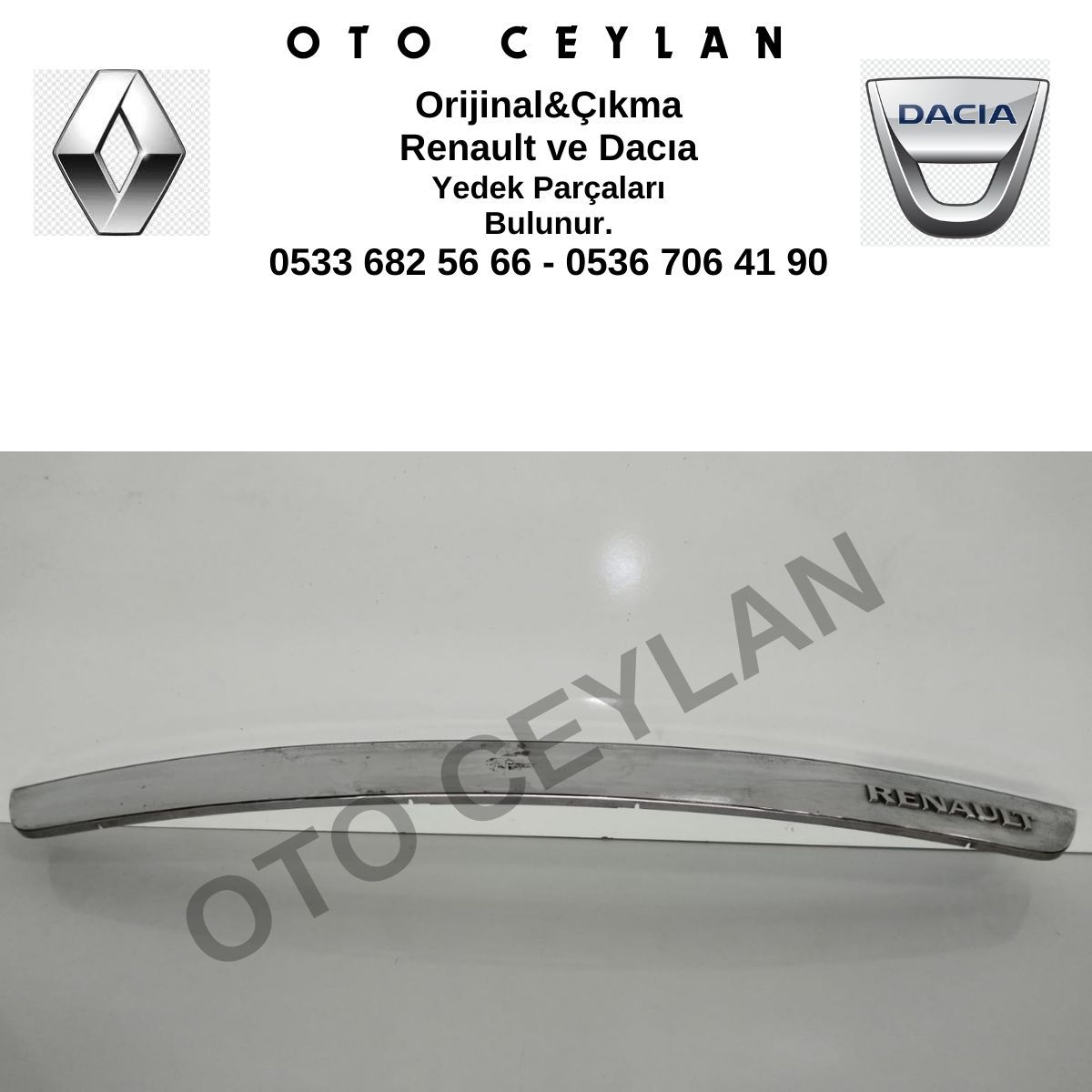 8200700557 Yeni Symbol Bagaj Kapağı Bakaliti Çıkma Orijinal