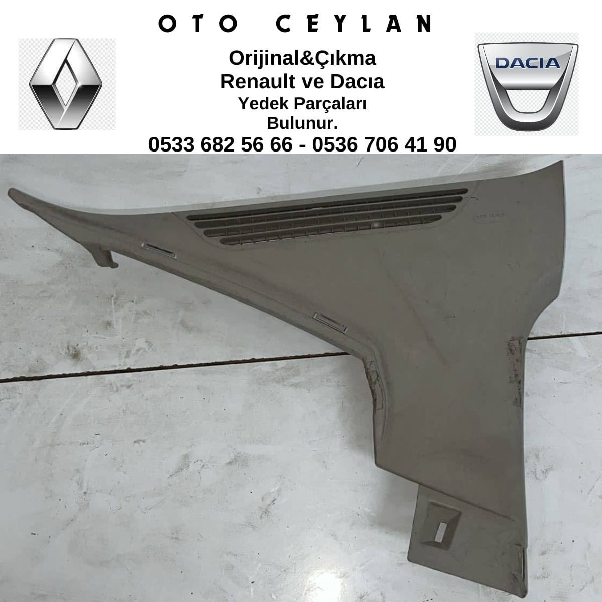 8200235669 Megan 2 İç Direk Kaplama Çıkma Orjinal