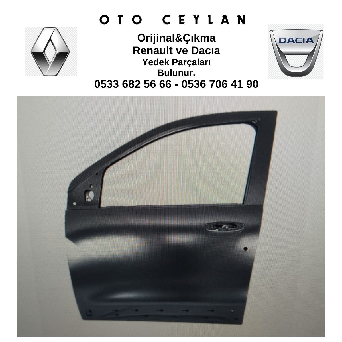 801019339R DOKKER LODGY SOL ÖN KAPI SIFIR