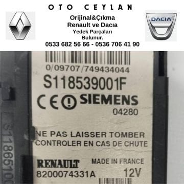 8200074331 Megan II Anahtar Kart Okuyucu Yuvası Çıkma