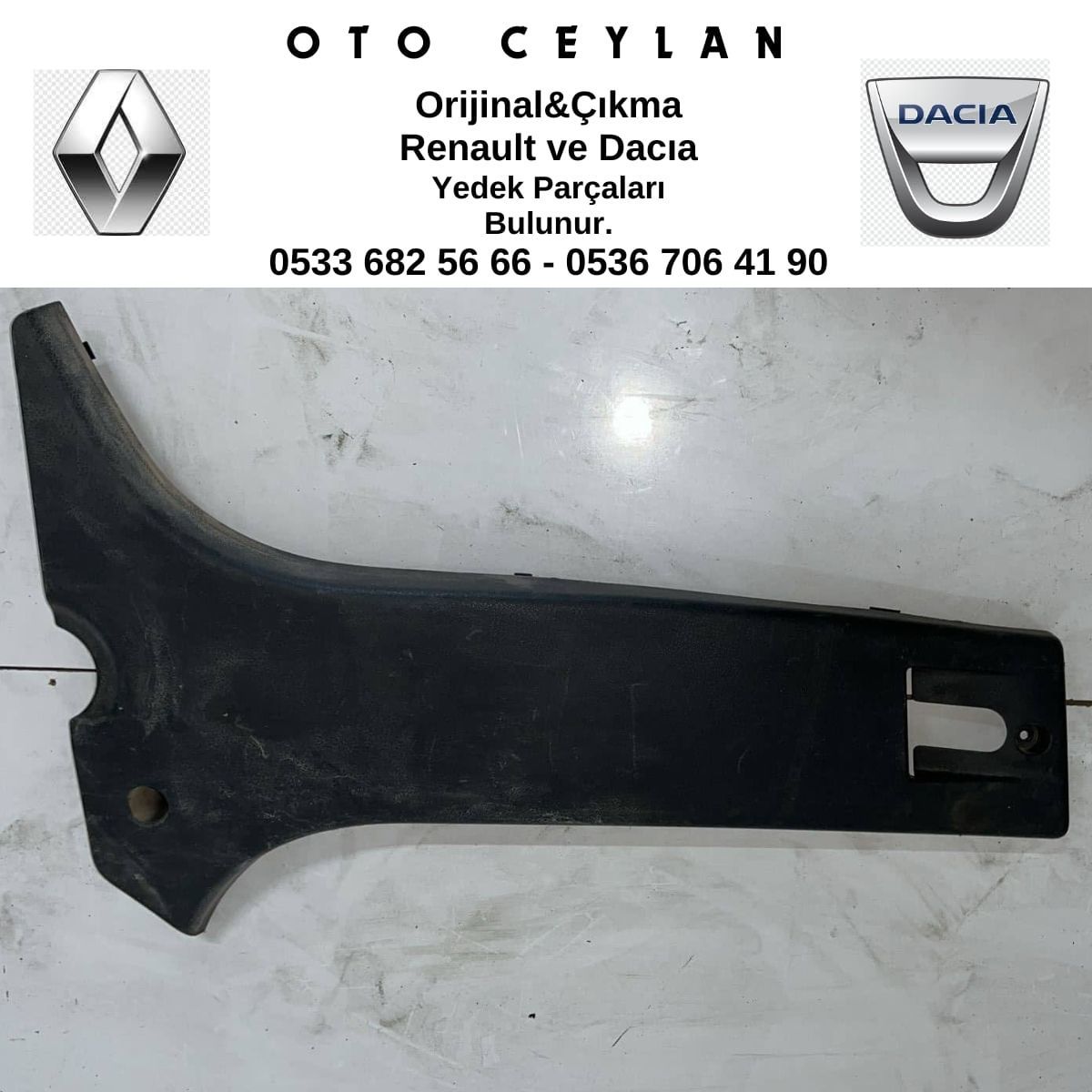 769155495R Dokker Sağ Orta Direk İç Bakaliti Çıkma Orjinal