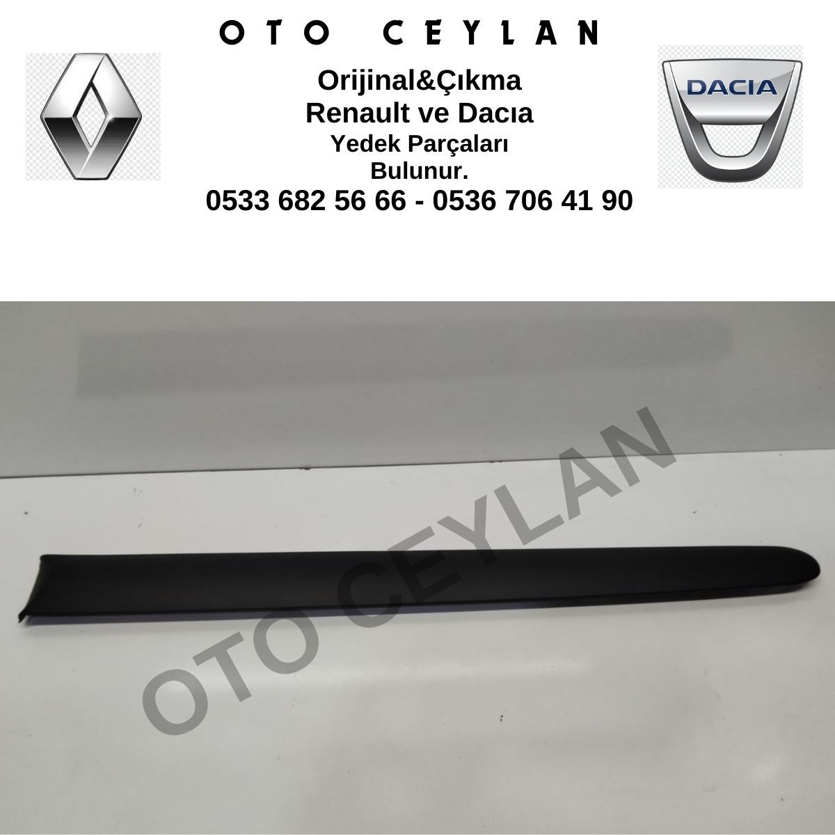 7700834104 Megane Sağ Arka Kapı Bandı Sıfır Orijinal