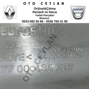 7700435207 Clıo 3 Sol Arka Kapı Eşik Bakaliti Çıkma Orijinal