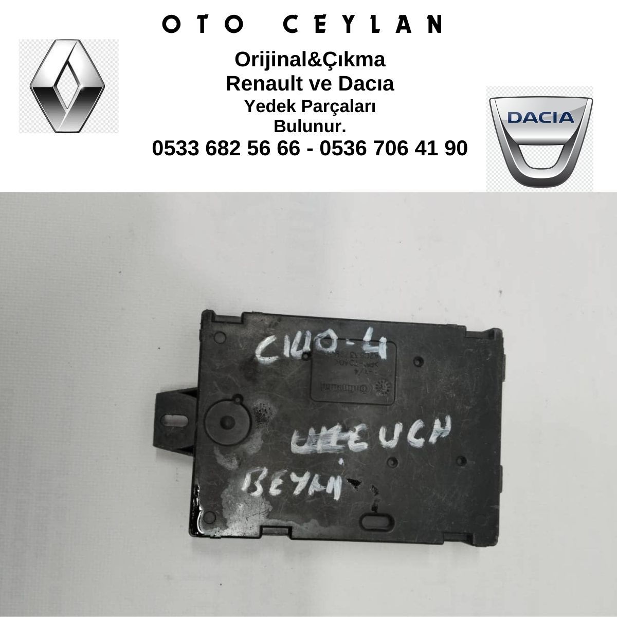 284B12863R Clıo IV UCH Beyni Çıkma