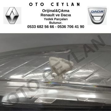 260607771R Megane 3 Sol Far Sıfır Orjinal (klipsi çıkık)