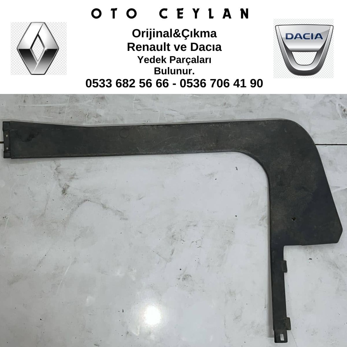 7700681080 R.9 Sağ Ön Alt Yan Kaplama Çıkma Orjinal