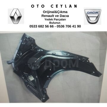 766317905R FLUENCE SOL ARKA ÇAMURLUK İÇ SACI SIFIR