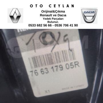 766317905R FLUENCE SOL ARKA ÇAMURLUK İÇ SACI SIFIR