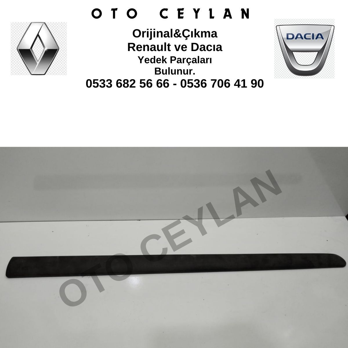 9637992577 Citroen C3 Sol Ön Kapı Çıtası Çıkma Orijinal