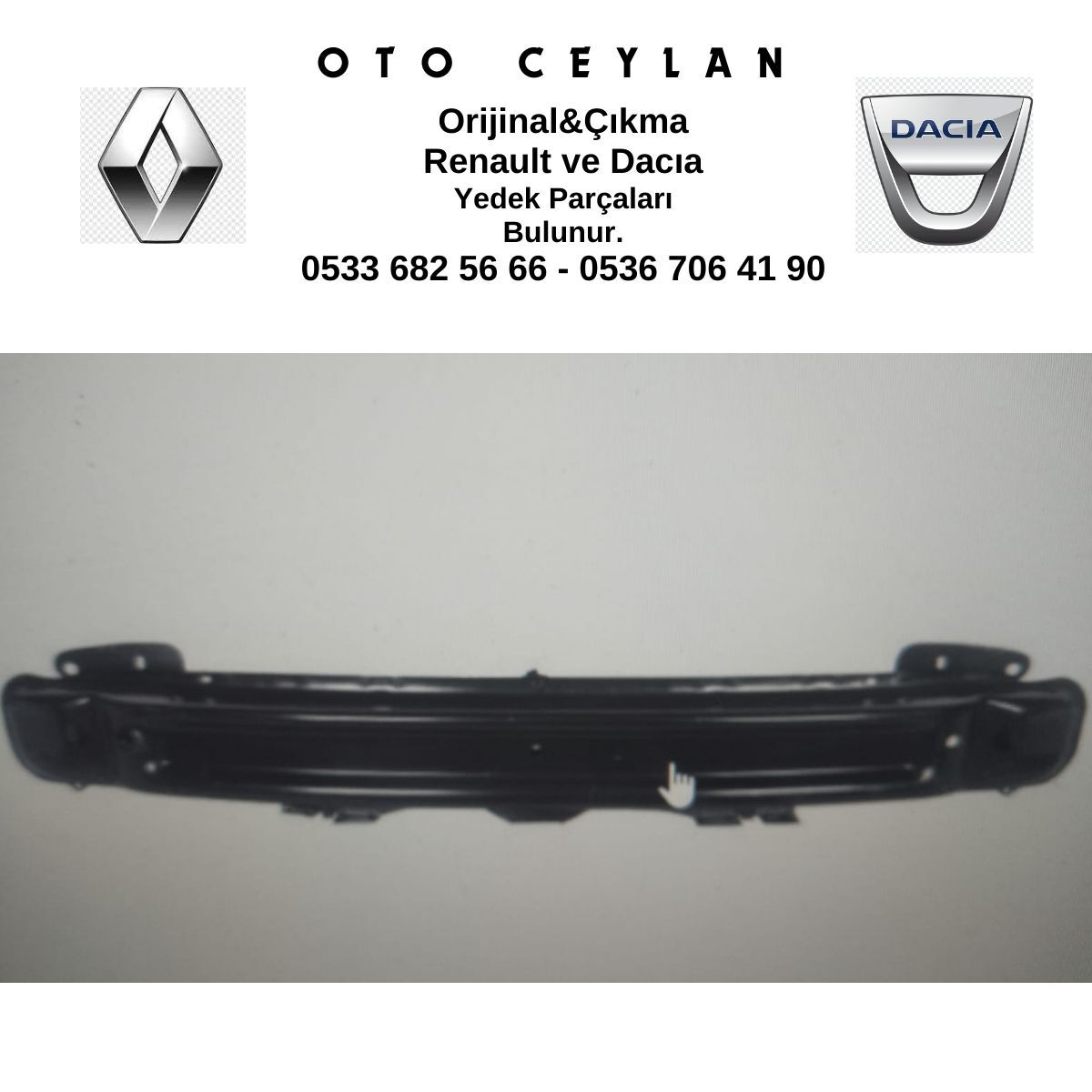 7782493453 LAGUNA 2 ÖN TAMPON DEMİRİ SIFIR