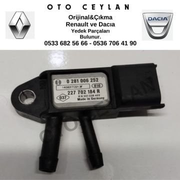 227702184R Megane 3 Fluence Basınç Kaptörü K9K Orijinal Çıkma