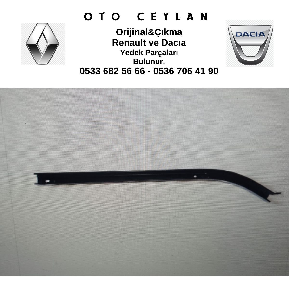 7700303516 KANGOO 2 SAĞ SÜRGÜLÜ KAPI ÜST KIZAK SIFIR