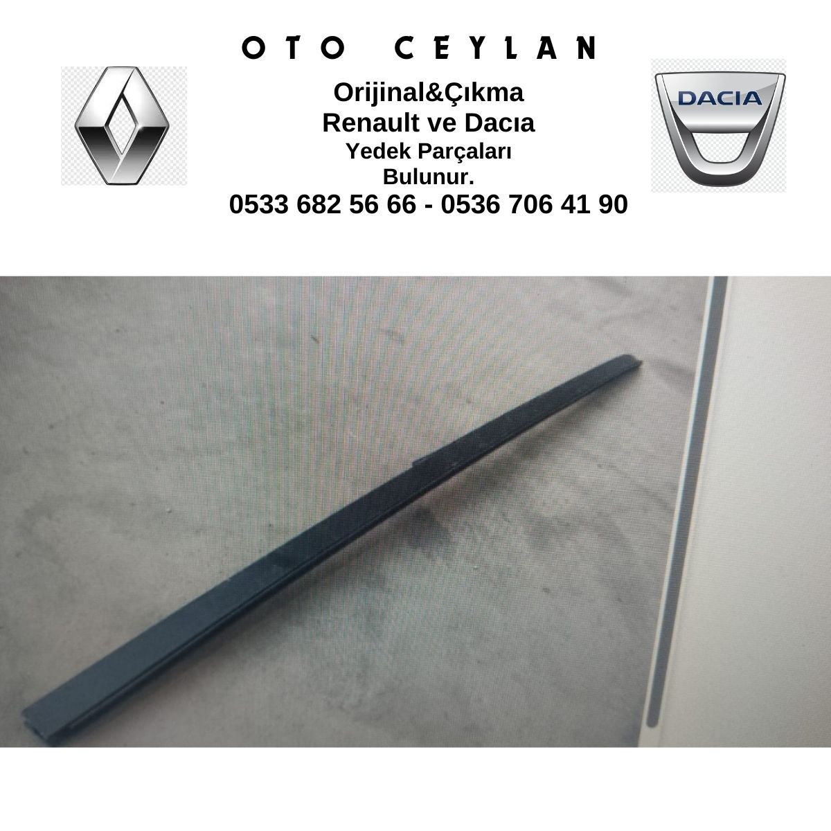 803865931R MASTER 3 SOL ÖN CAM DİREĞİ SIFIR