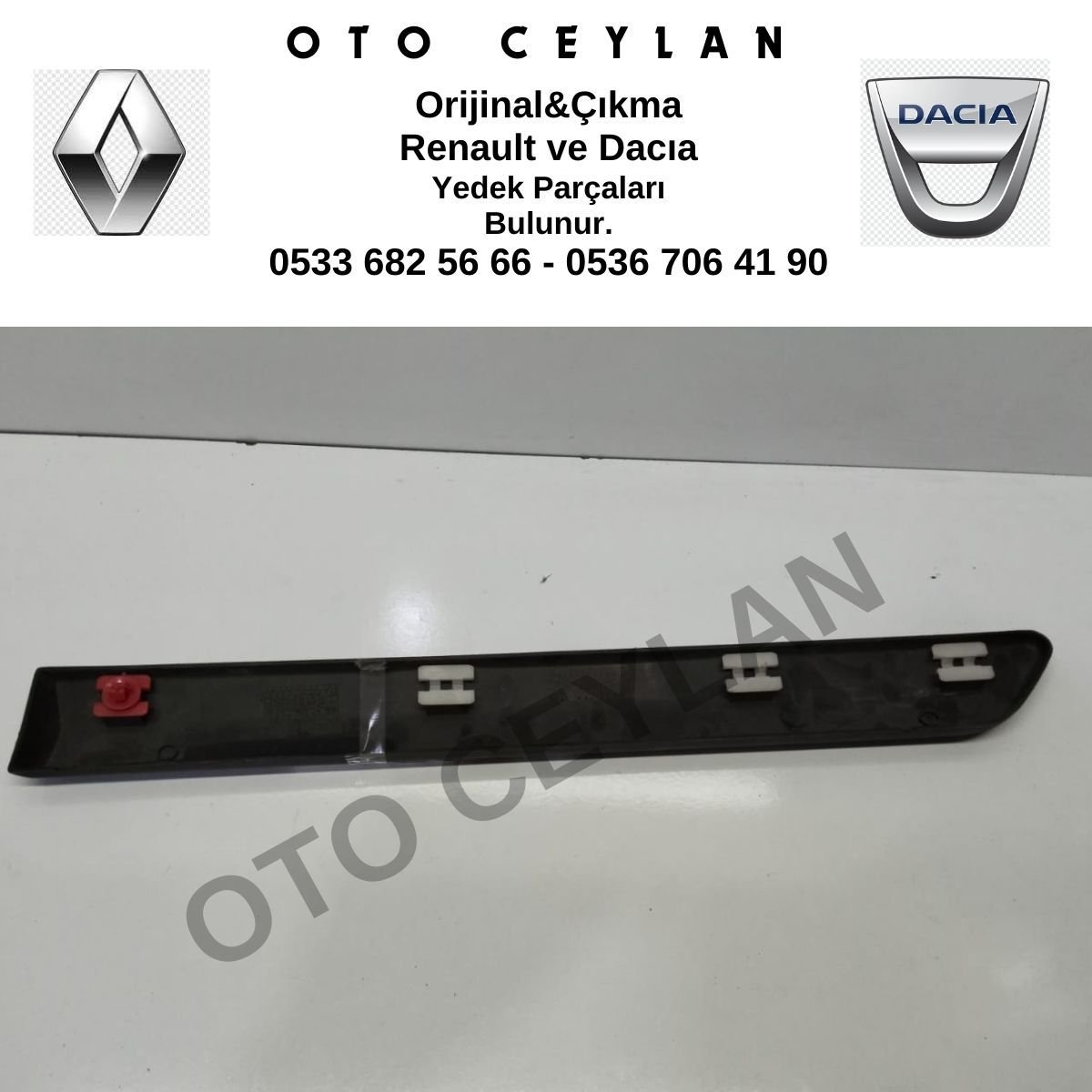 7700829893 Clio Eski Model Sağ Arka Kapı Bandı Sıfır Orijinal