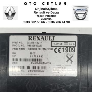 282754521R Fluence Kontrol Ünite Modülü Çıkma