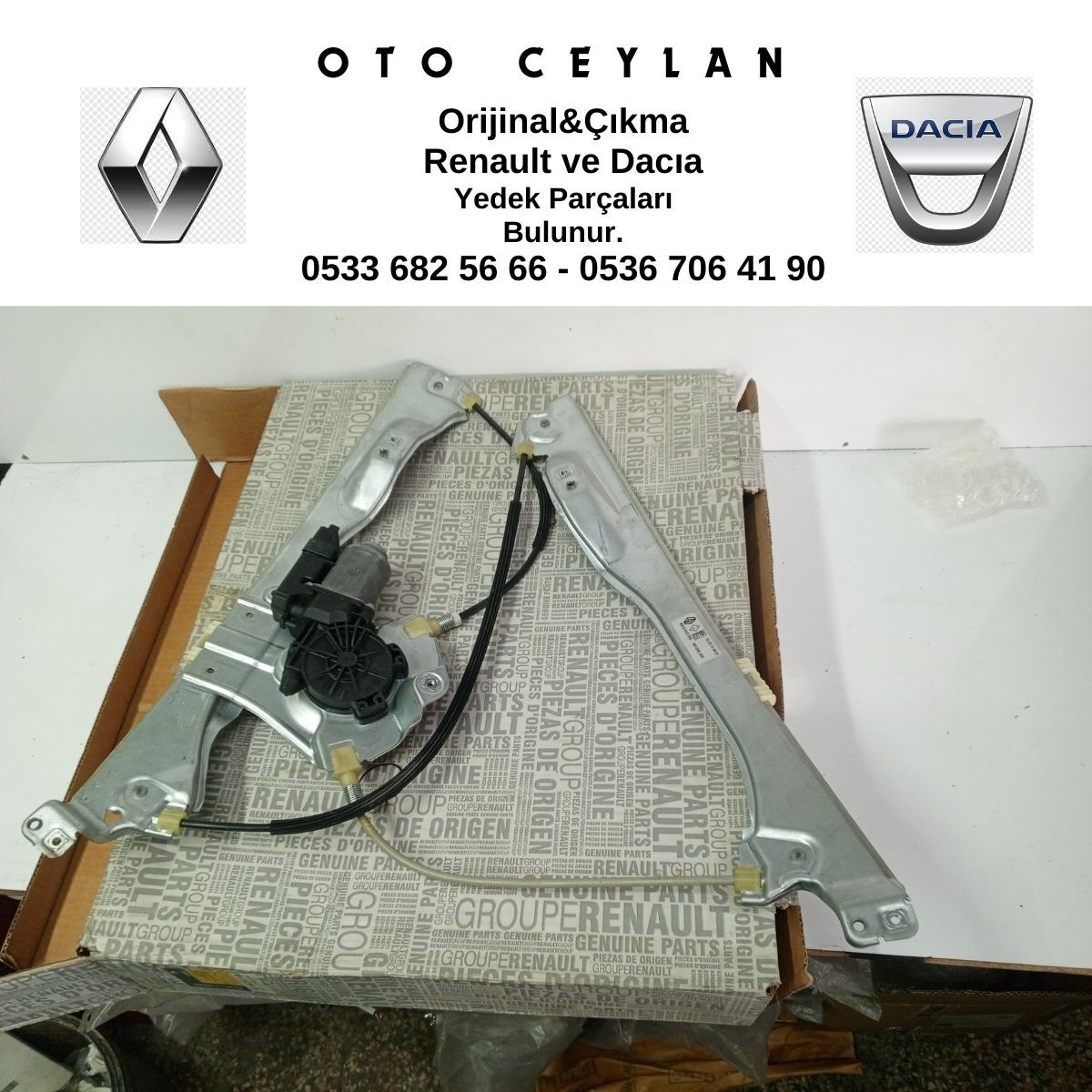8200291148 CLIO 3 SOL ÖN CAM KRİKOSU ELEKTRİKLİ
