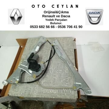 8200291148 CLIO 3 SOL ÖN CAM KRİKOSU ELEKTRİKLİ