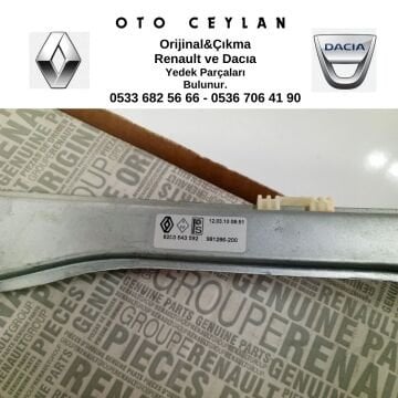 8200291148 CLIO 3 SOL ÖN CAM KRİKOSU ELEKTRİKLİ