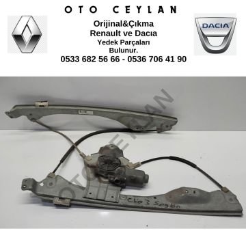 8200291147 Clıo 3 III Sağ Cam Krikosu Çıkma Orijinal