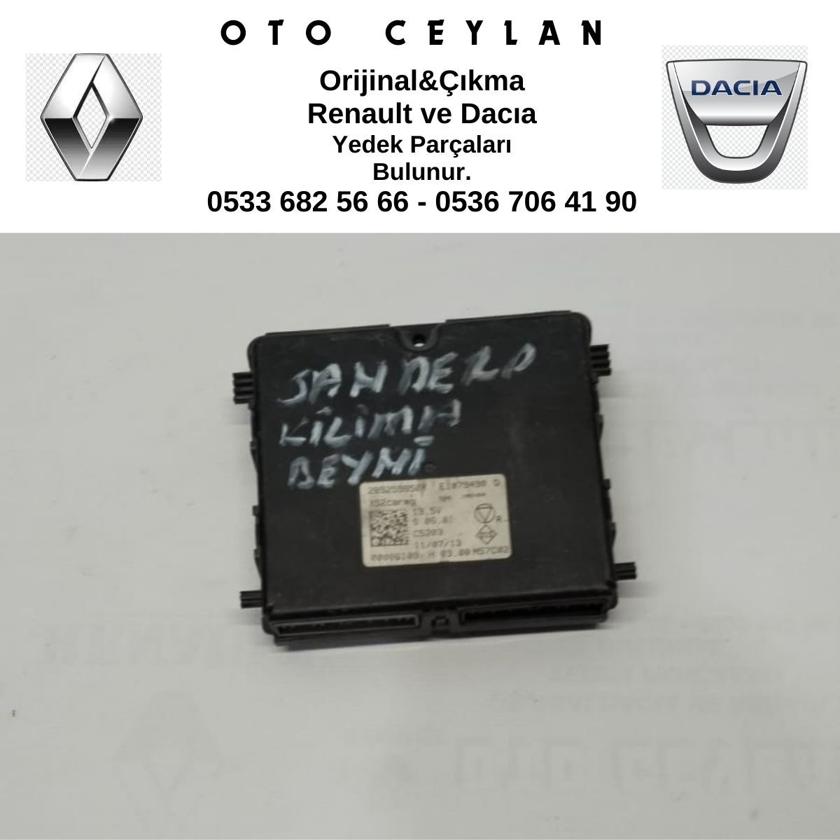 285259850R Sandero Klima Beyni Çıkma