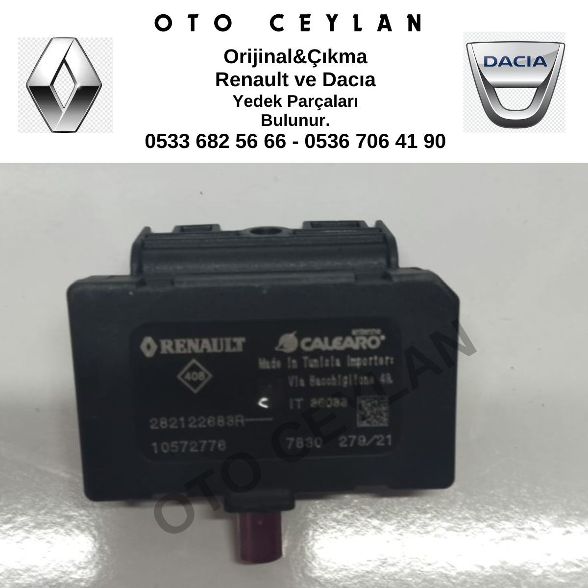 282122683R Sandero Telefon Anteni Sıfır Orijinal