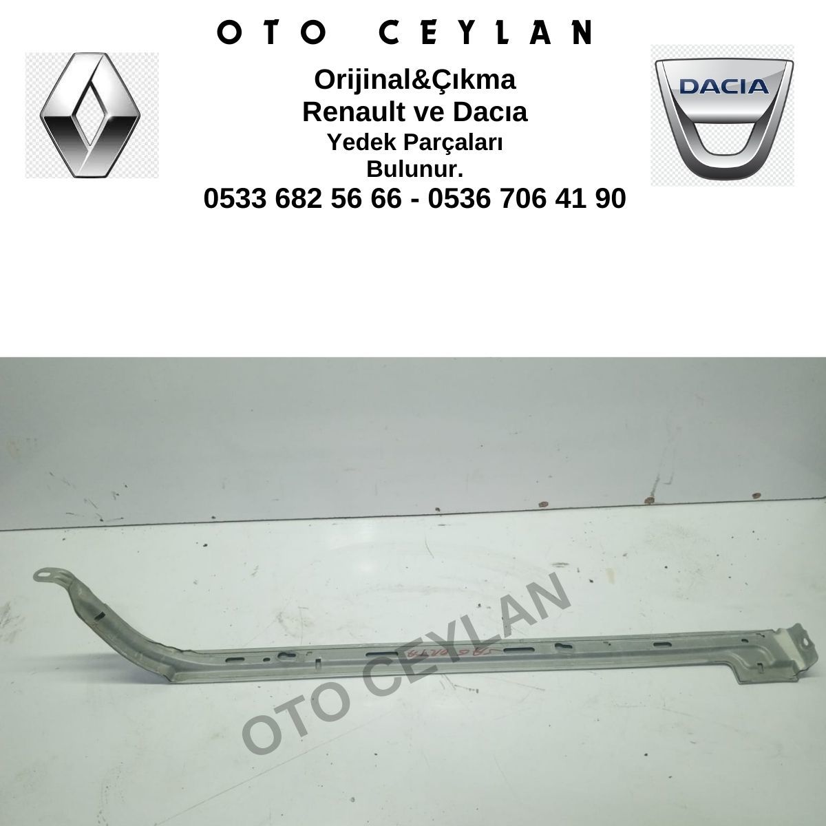 8200440889 Kango 2 Sağ Orta Sürgülü Kapı Rayı Orijinal Çıkma
