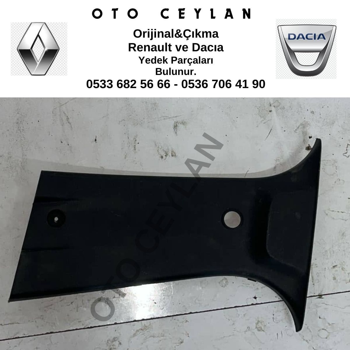 769161911R Sandero 3 Taılant Orta Direk Bakaliti Çıkma Orijinal