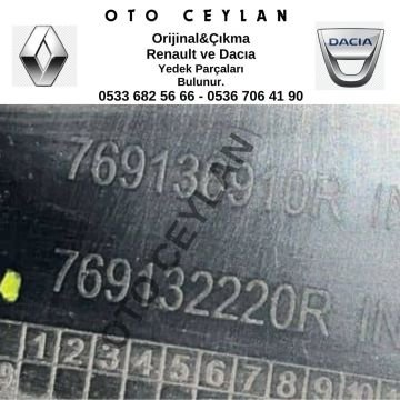 769136910R 769132220R Sandero 3 Taılant Orta Direk Bakaliti Çıkma Orijinal