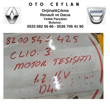 Clıo III 1.2 16v D4F Motor Göğüslük Ara Tesisatı Çıkma