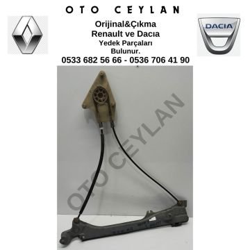 827010001R Laguna 3 Sol Arka Cam Krikosu Çıkma Orijinal