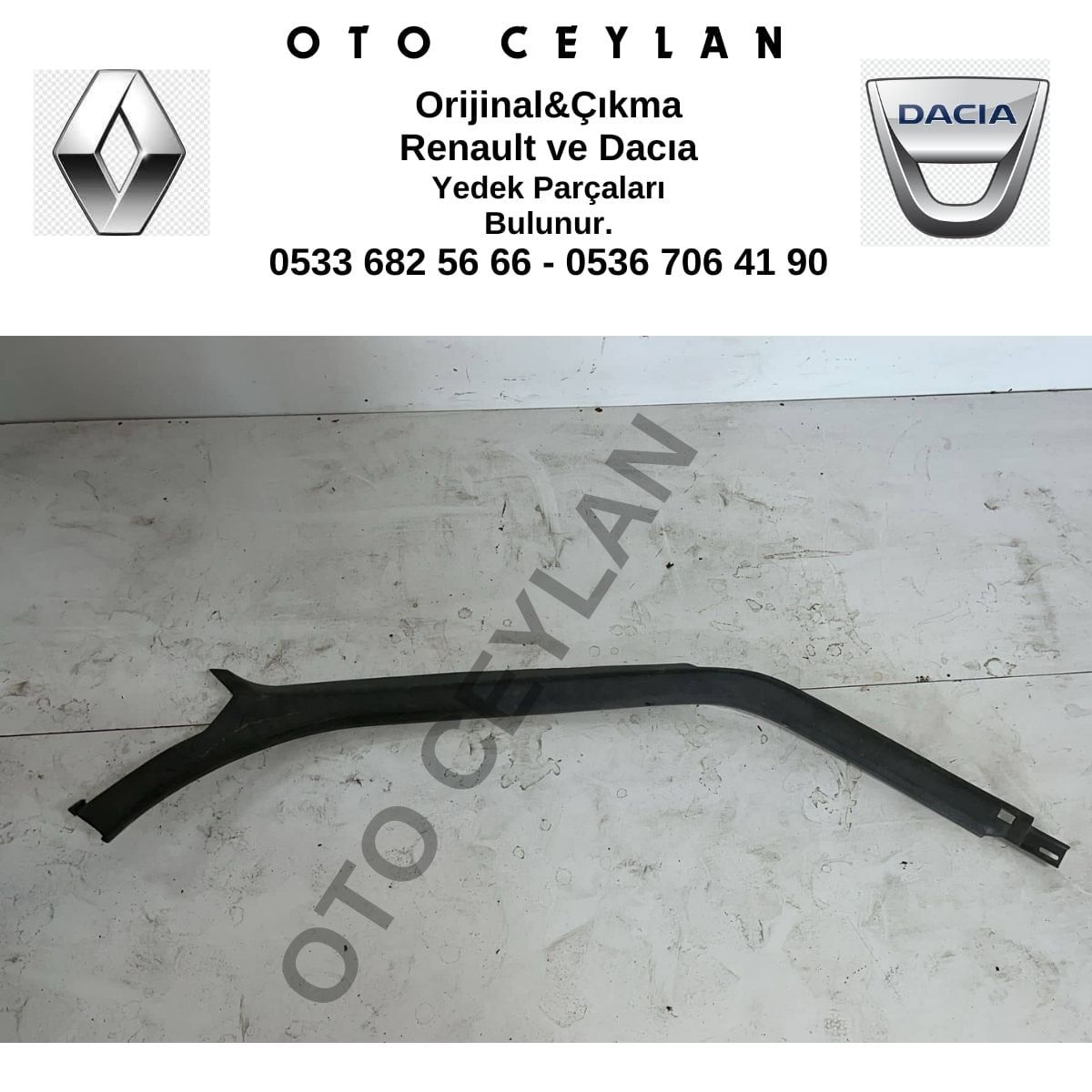 R.19 Sağ İç Döşeme Bakalit Orijinal Çıkma