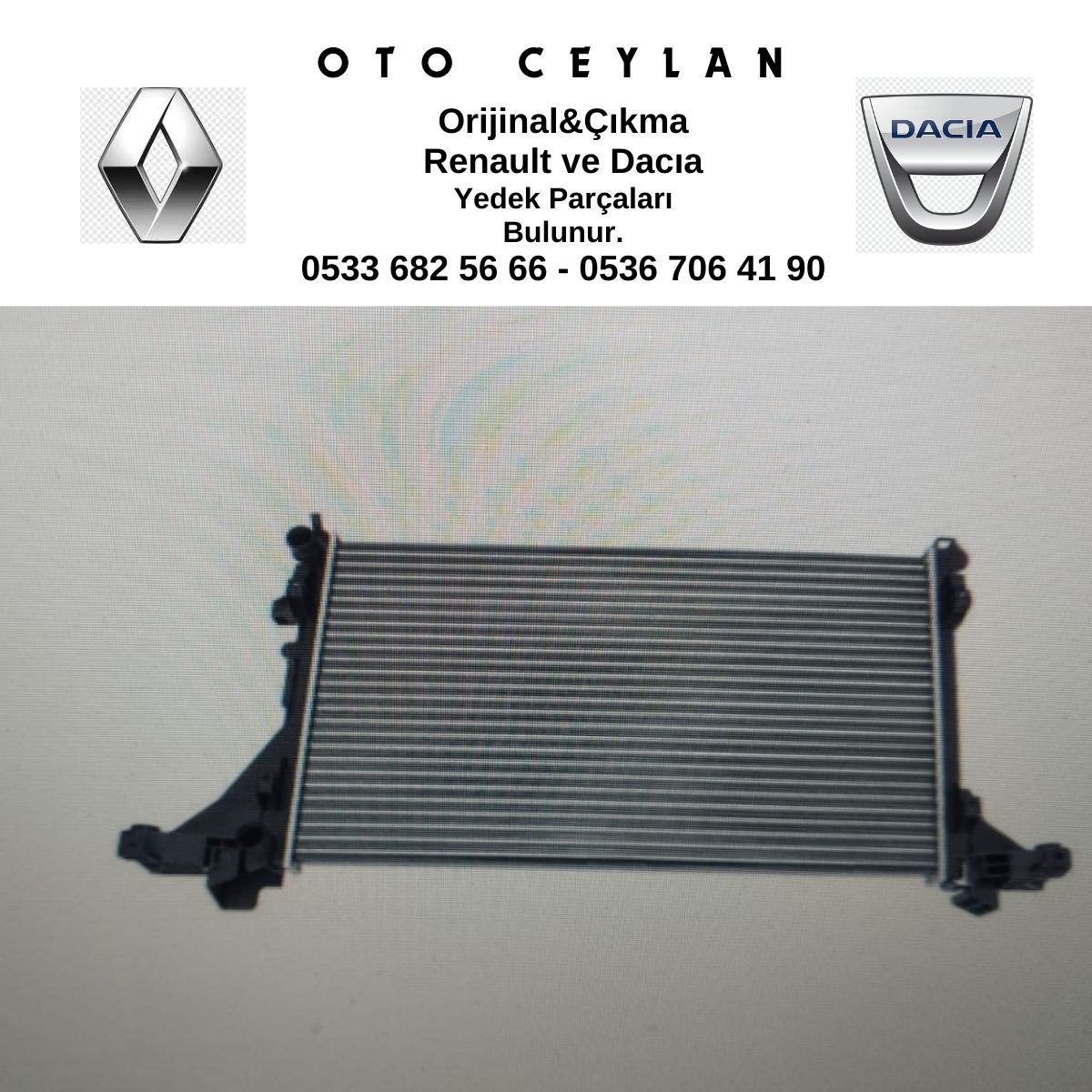 214101169R MASTER 3 RADYATÖR SIFIR orjinal mais