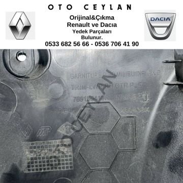 769150412R Tailant,Sandero 3,Jogger İç Direk Kaplaması Çıkma Orijinal