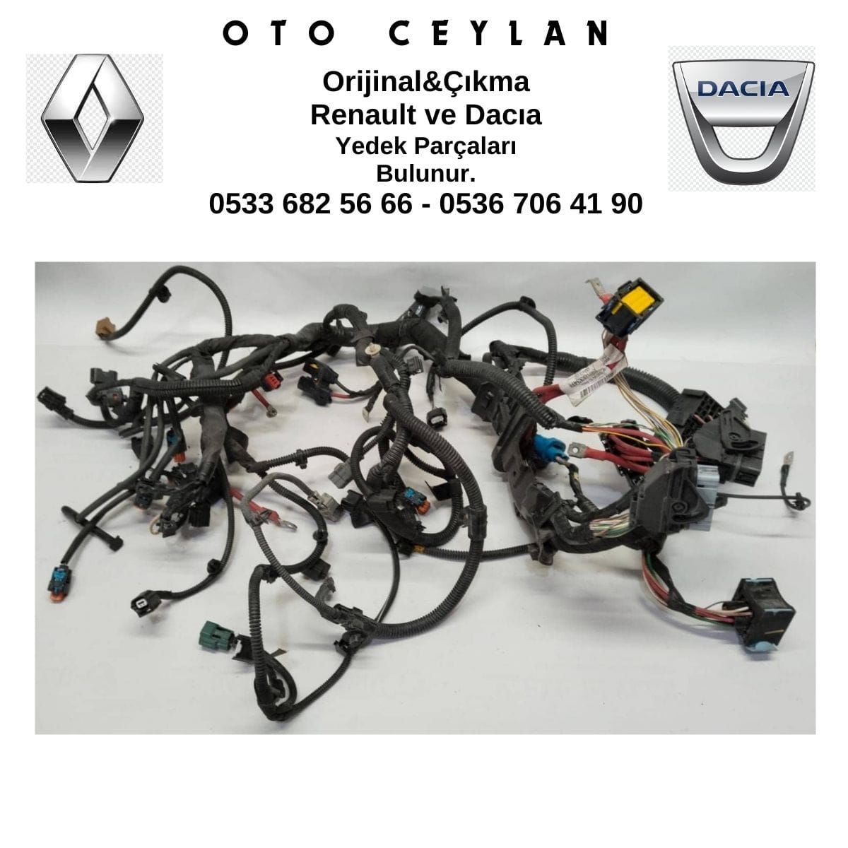 240119334R Duster Dizel Motor Tesisatı 4x2 Motor Estelasyonu