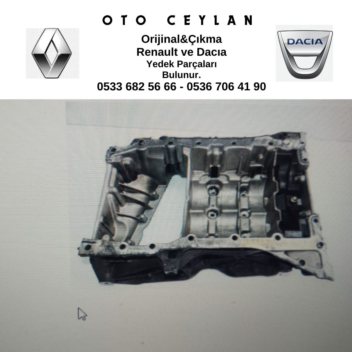 110172951R MASTER 3 YAĞ KARTERİ