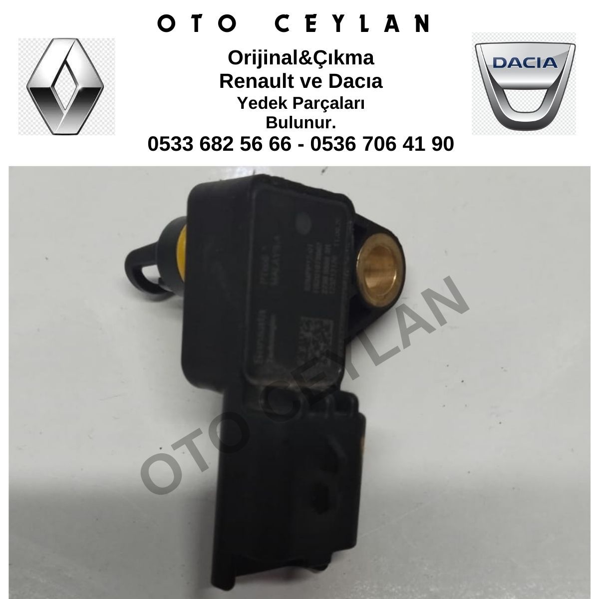 223655883R Dokker Sandero Logan 1.5 Dci Sıcaklık Basınç Kaptörü Orijinal Çıkma