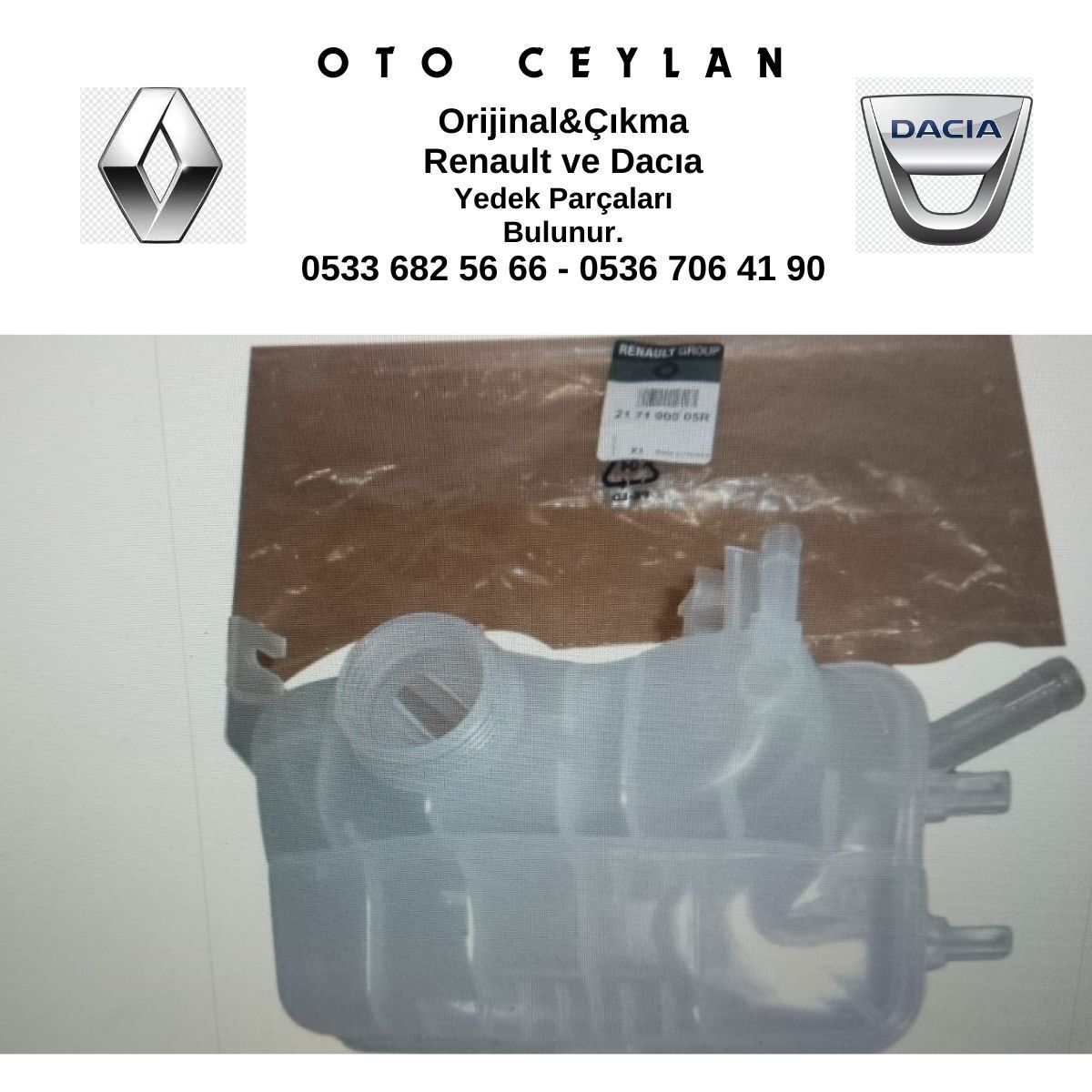 217100005R FLUENCE MEGANE 3 GENLEŞME KABI