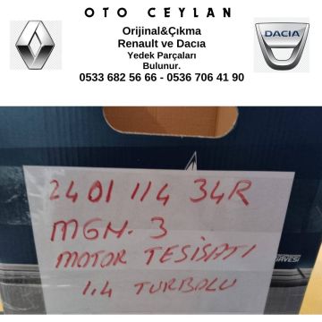 240111433r  Megan III Motor Tesisatı 1.4 Turbolu Çıkma
