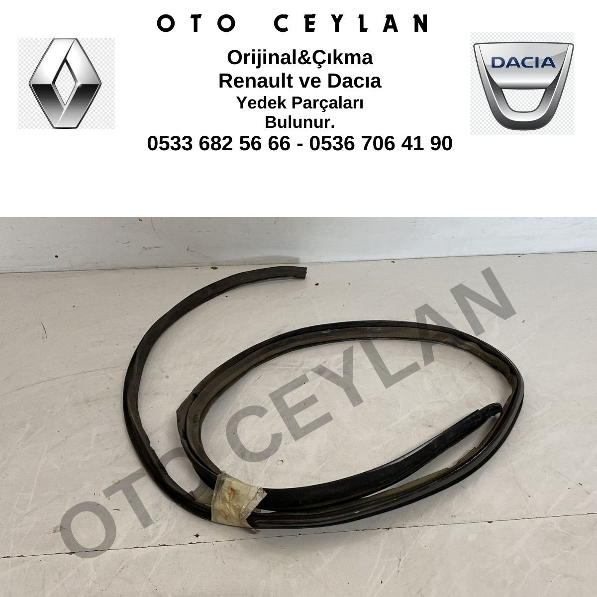 Renault 19 Tavan Oluk Fitili Orijinal Çıkma
