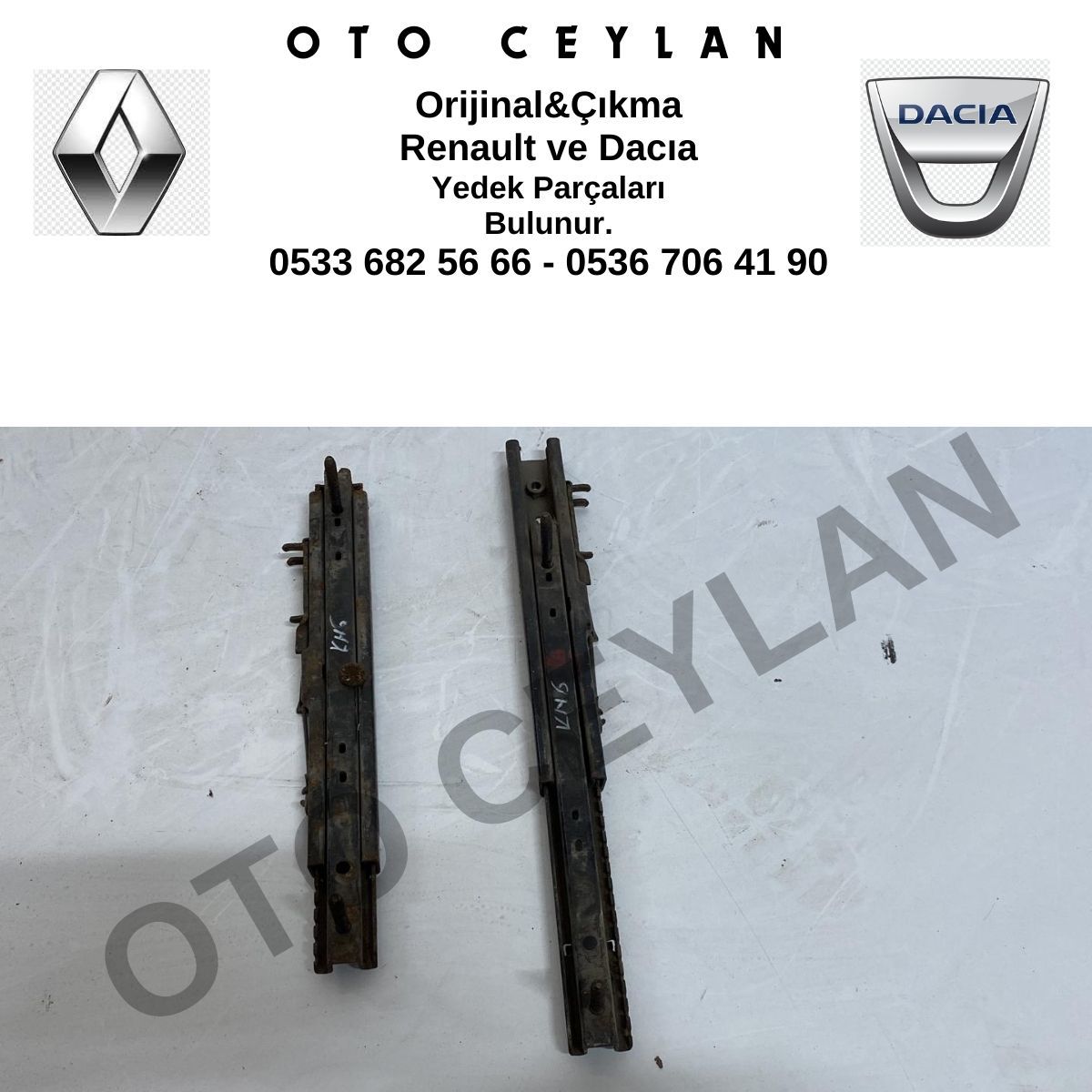 Kango Koltuk Kızağı Orijinal Çıkma