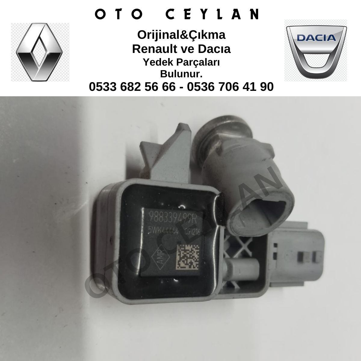 988339499R Clio 4 Captur Hava Yastığı Sol Darbe Kaptörü Orijinal Çıkma