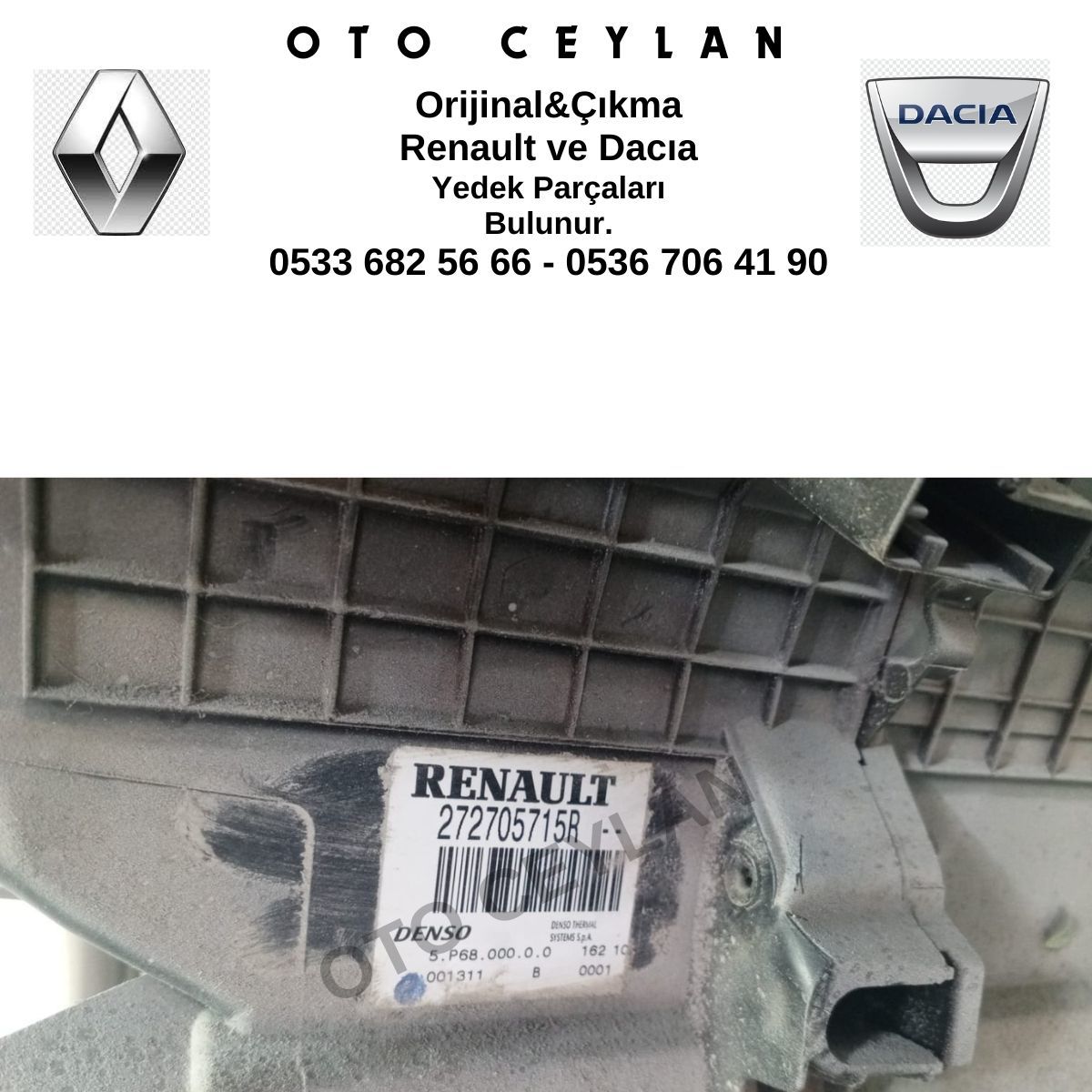 272705715R Kango 3 Gümbet  Orijinal Çıkma